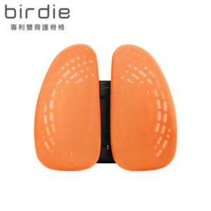 德國專利雙背護脊護腰墊_活力橘